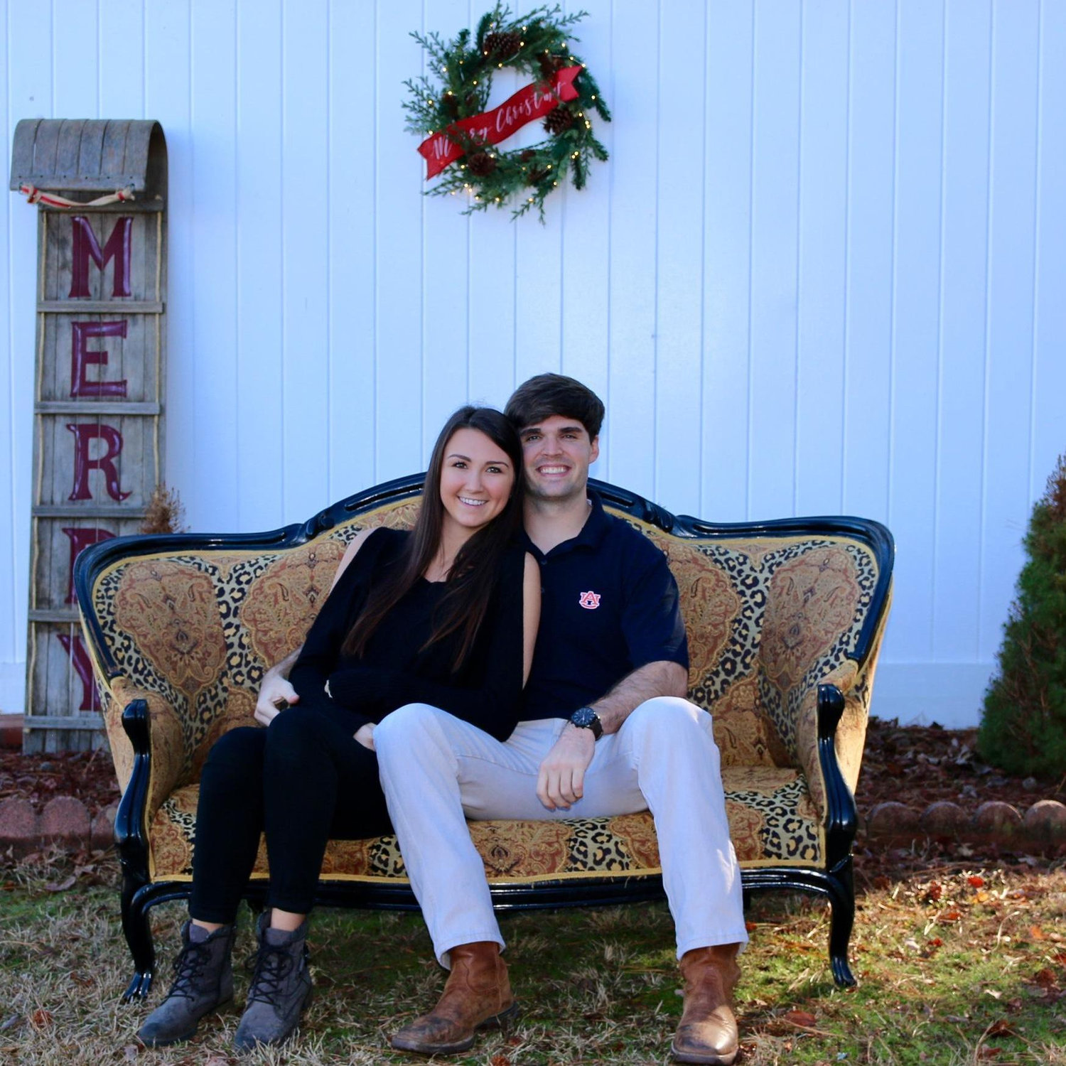 Our first Christmas together in 2019