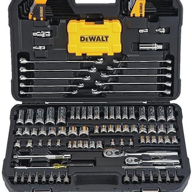 DEWALT Mechanics Tools Kit and Socket Set, 142-Piece (DWMT73802)