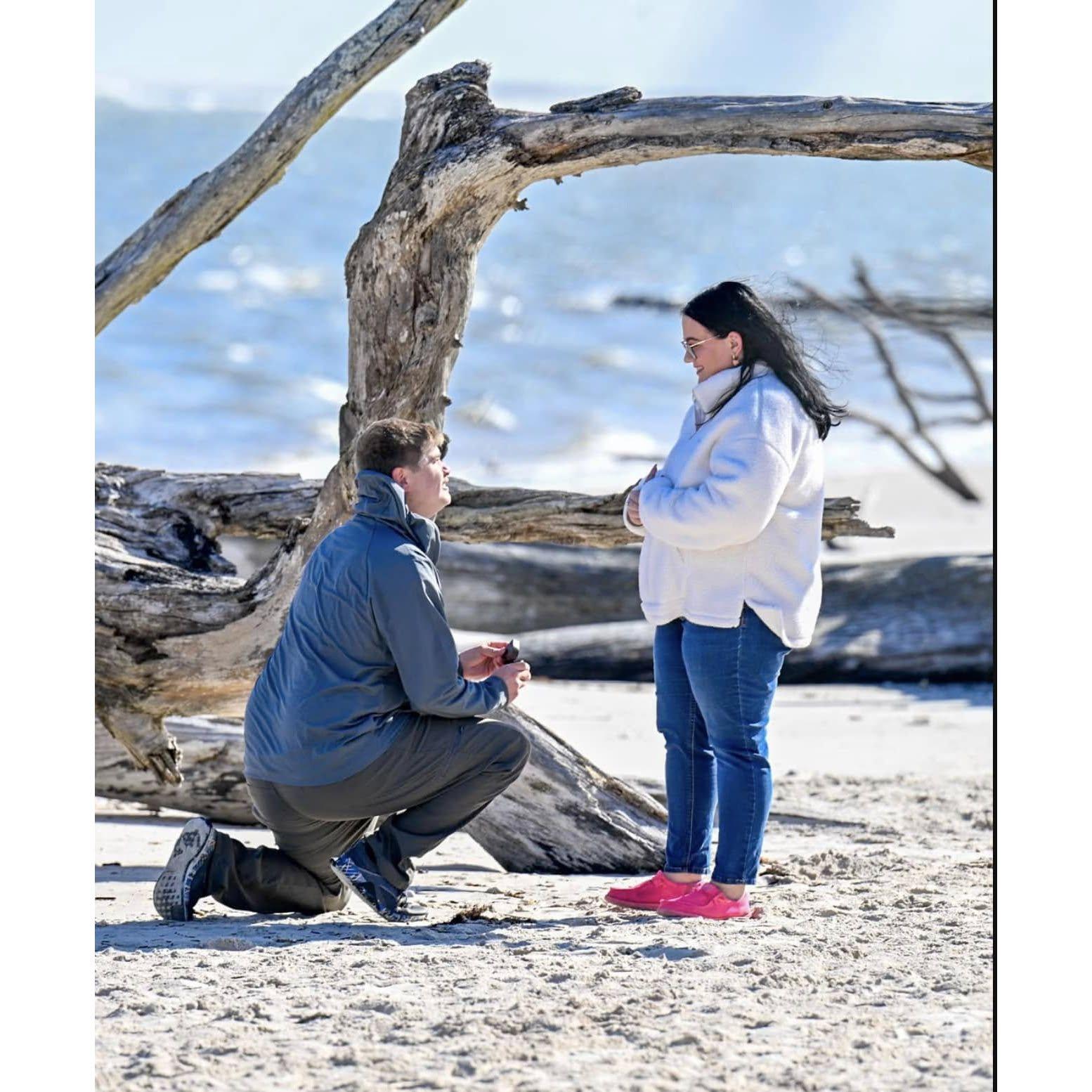 The moment he asked me to be his wife and I said YES!!!!