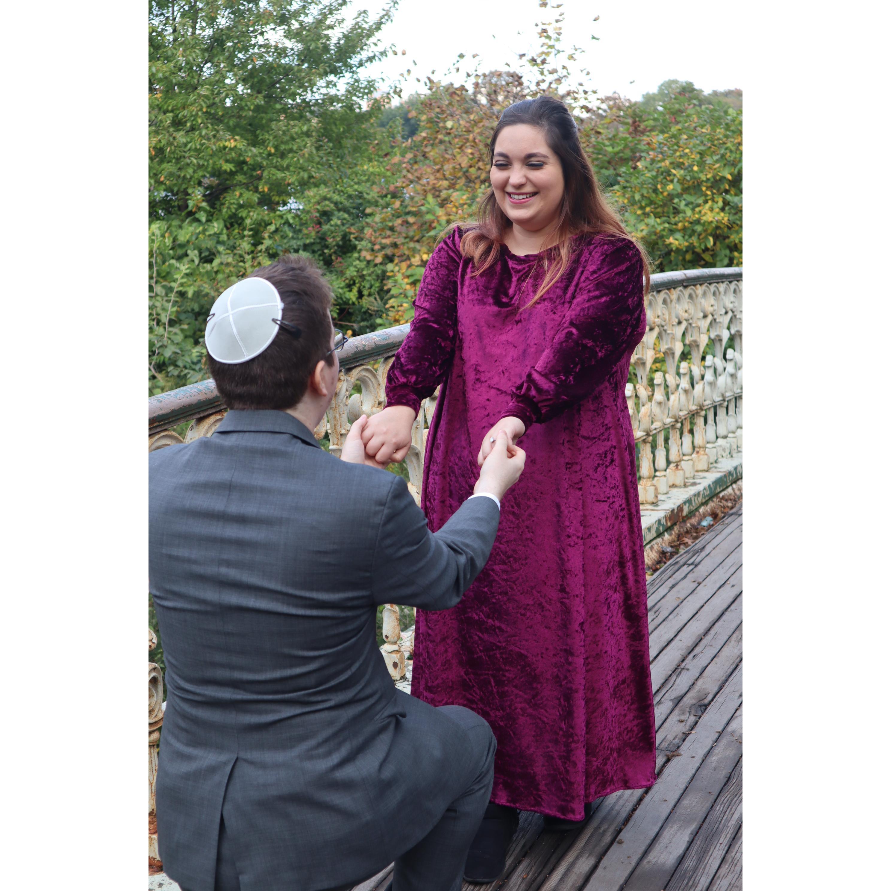 He asked, she said yes