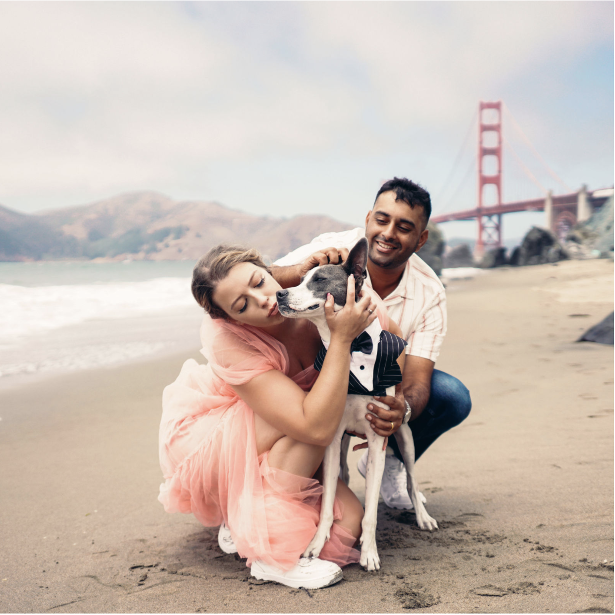 We decided we would try modeling for the day, but Dexter stole the show....