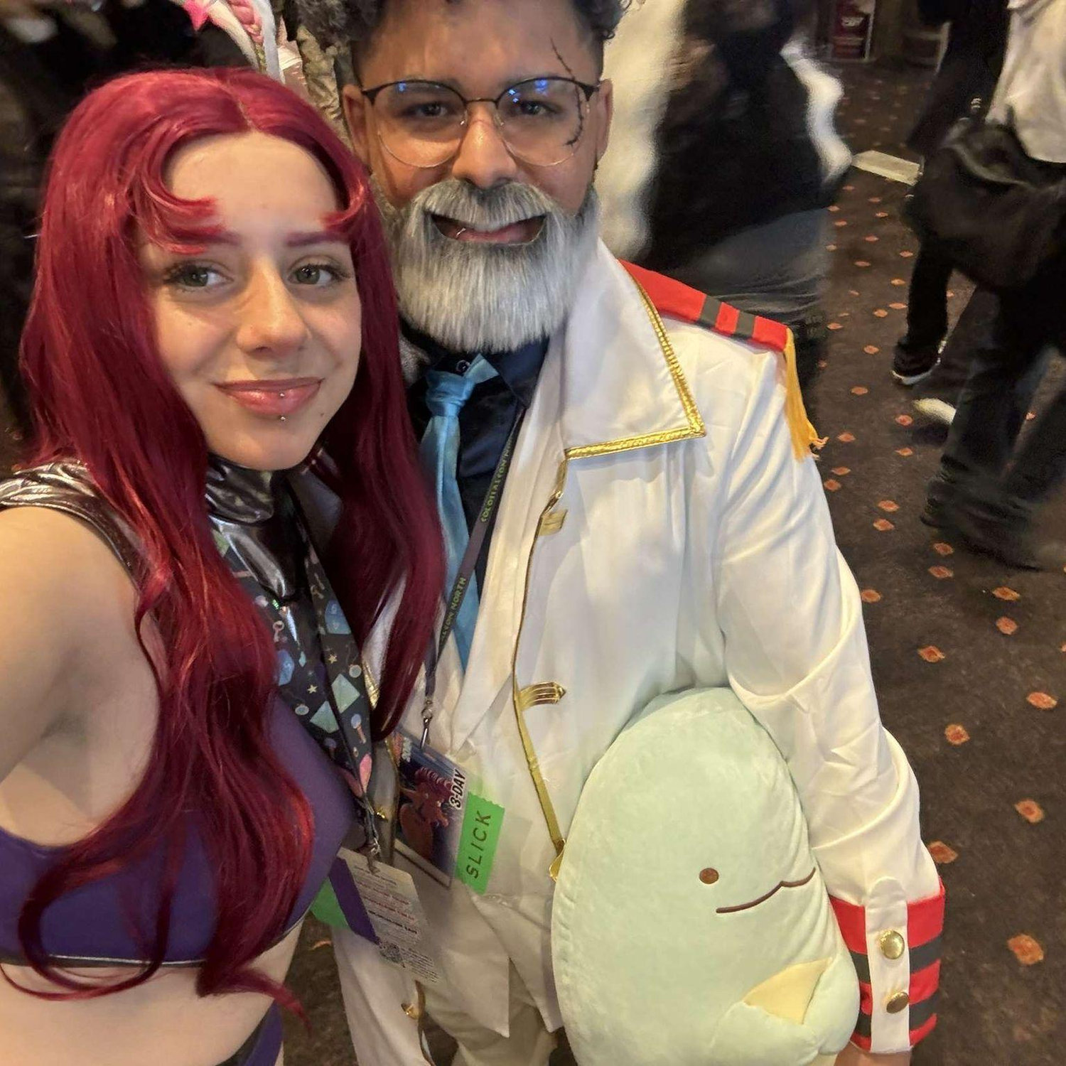 Cosplay of Starfire and Garp
