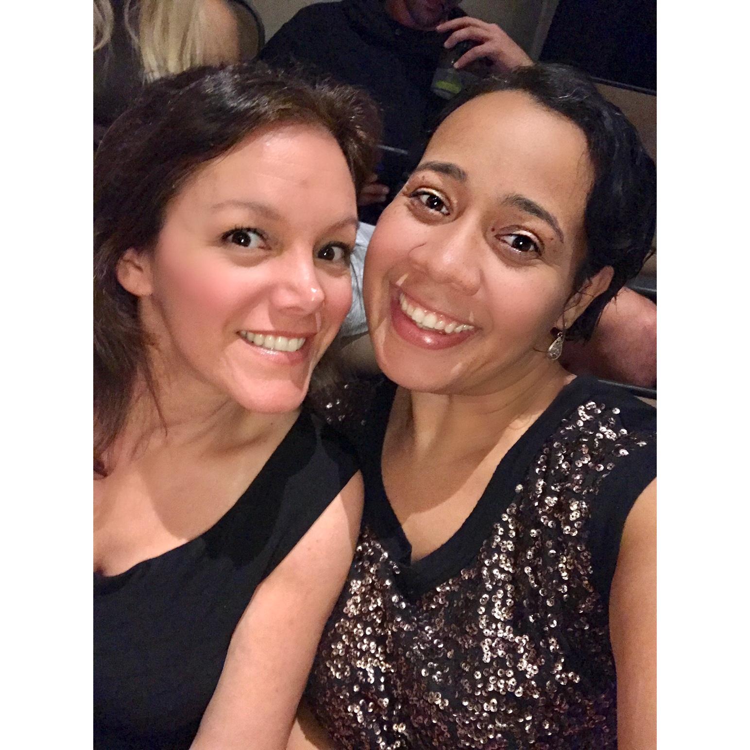 Celebrating Deanna's birthday at the touring musical: Motown.