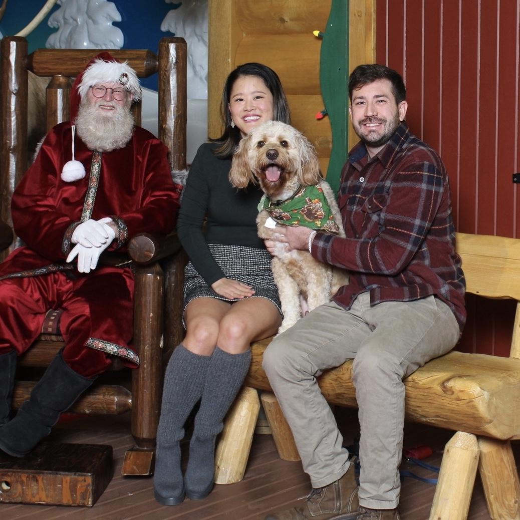 Photo with Santa at Bass Pro Shop!