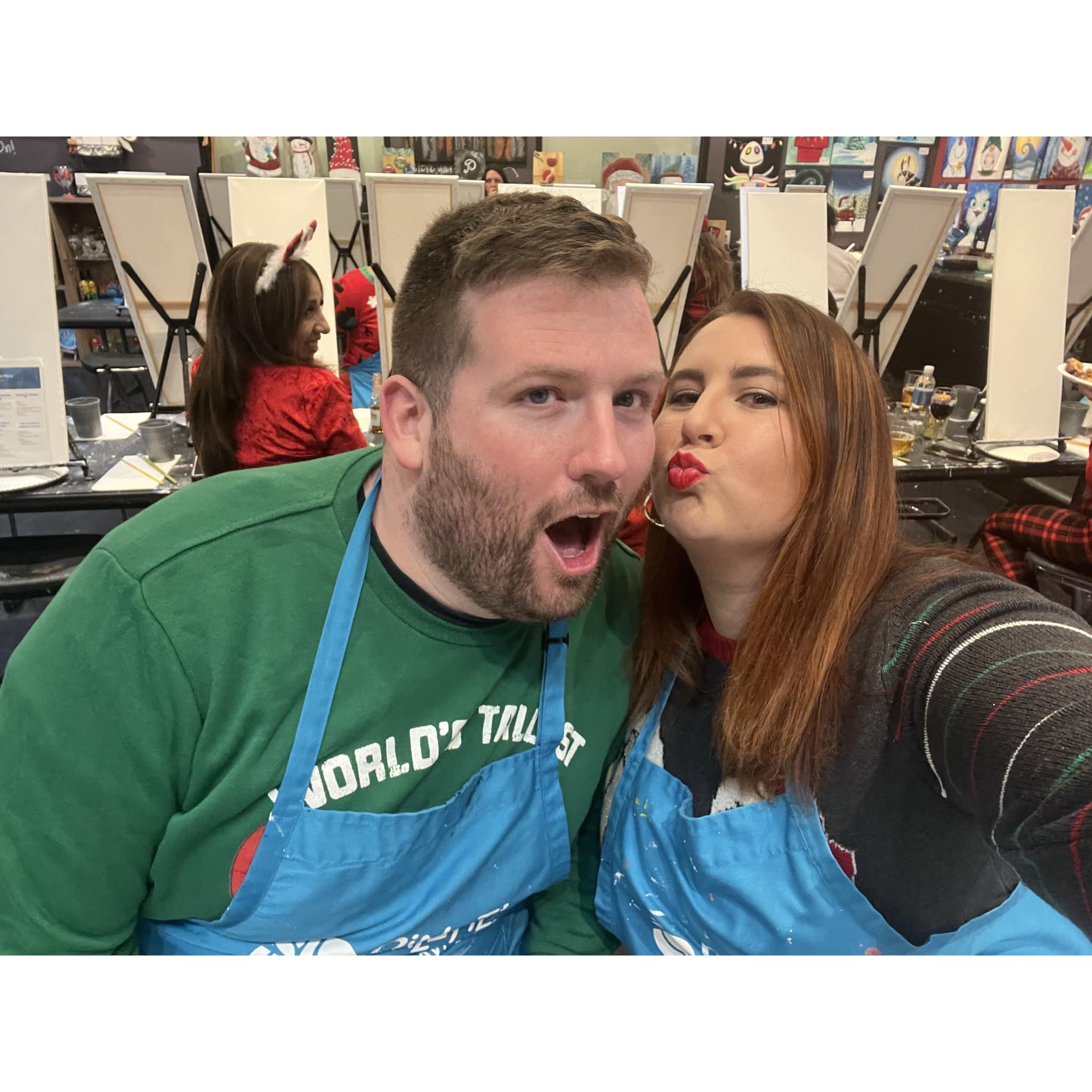 Paint night again, we always have a great time!