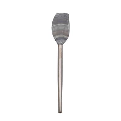 Sabatier Stainless Steel Taper Handle Silicone Spatula