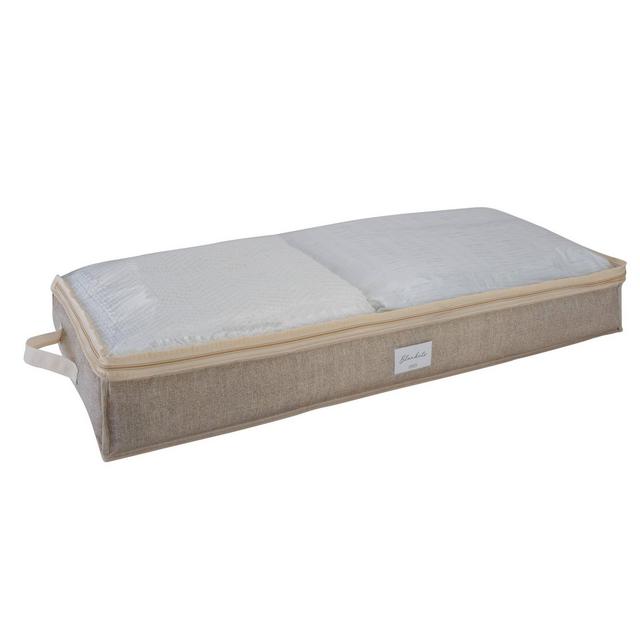 Simplify 2pk Under the Bed Storage Bag Beige