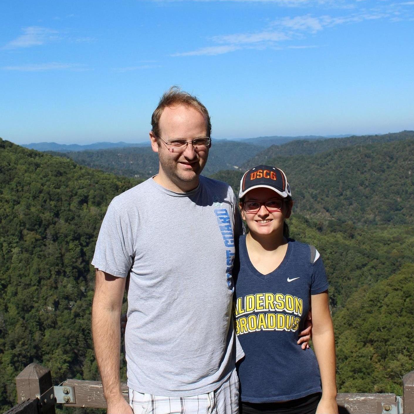Breaks Interstate Park, where we stayed in a yurt in the mountains