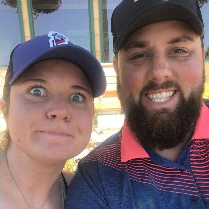 Our first golf round together at San Juan Golf Club