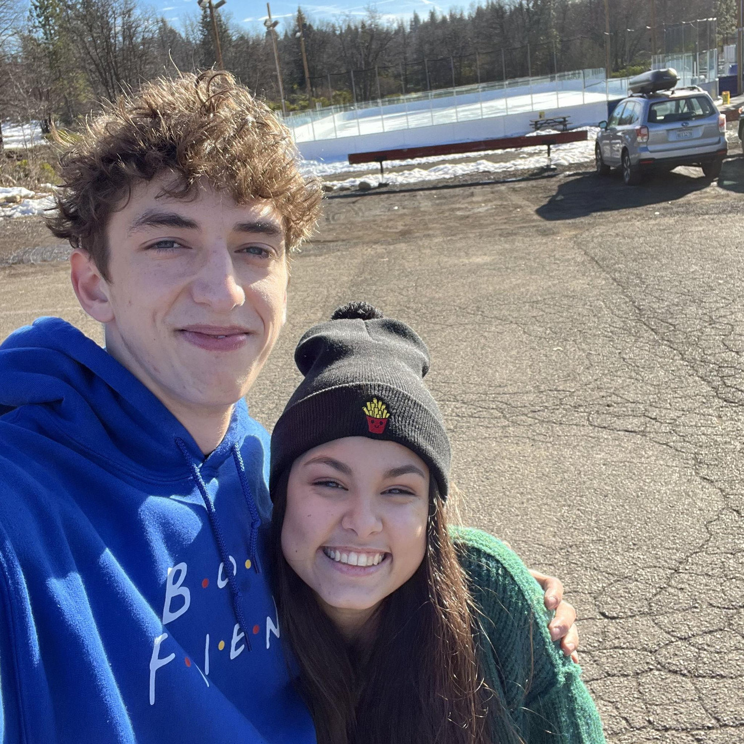 Our Second Time at the ice rink together, first time as Boyfriend and Girlfrind