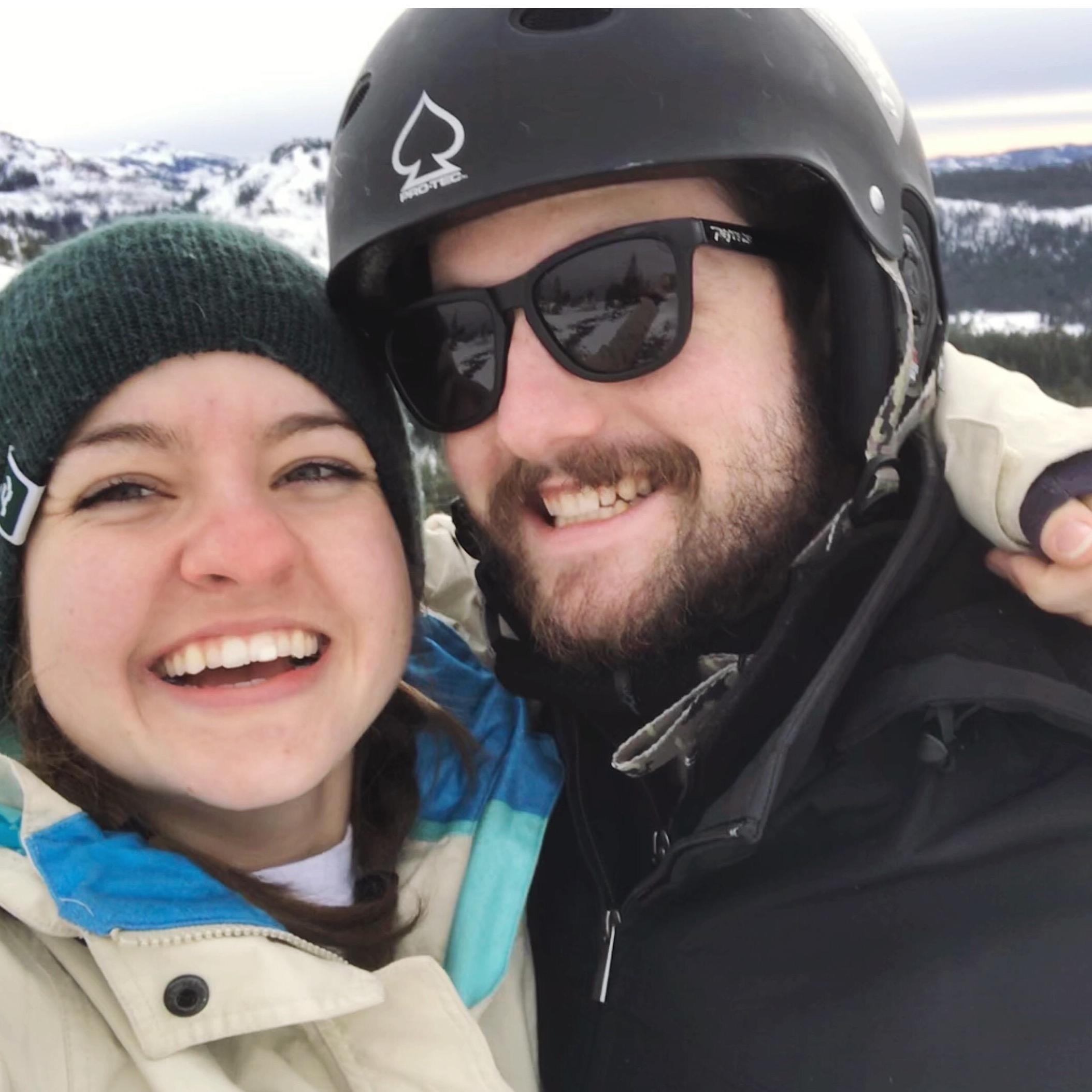 Snowboarding in Lake Tahoe, 2018