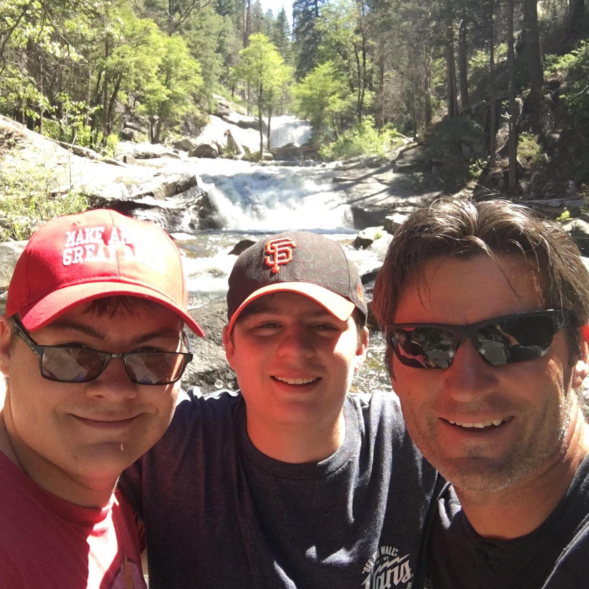 It was great getting Brandon back... The boys took advantage of their time together and went fishing - June of 2017