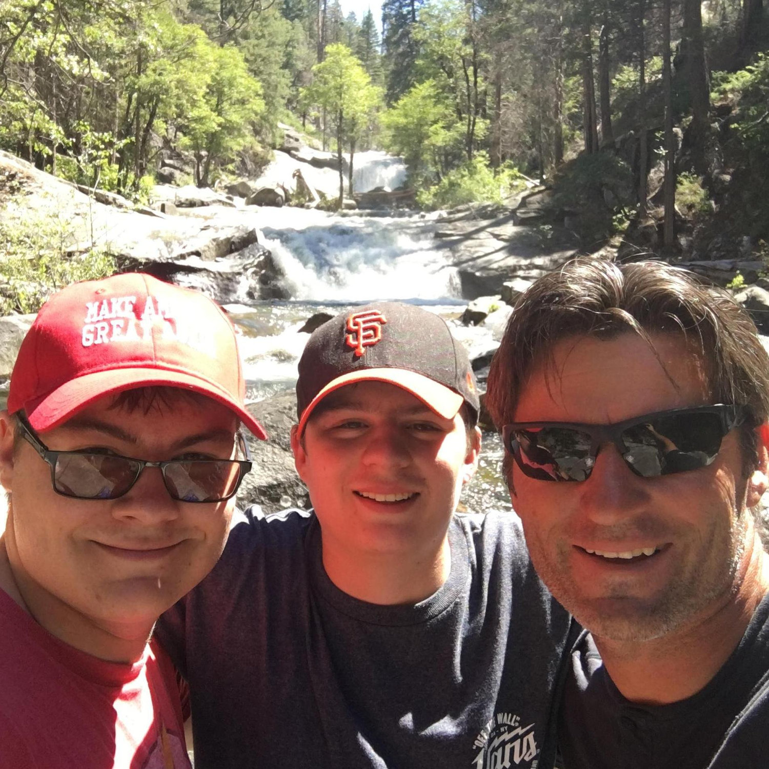 It was great getting Brandon back... The boys took advantage of their time together and went fishing - June of 2017