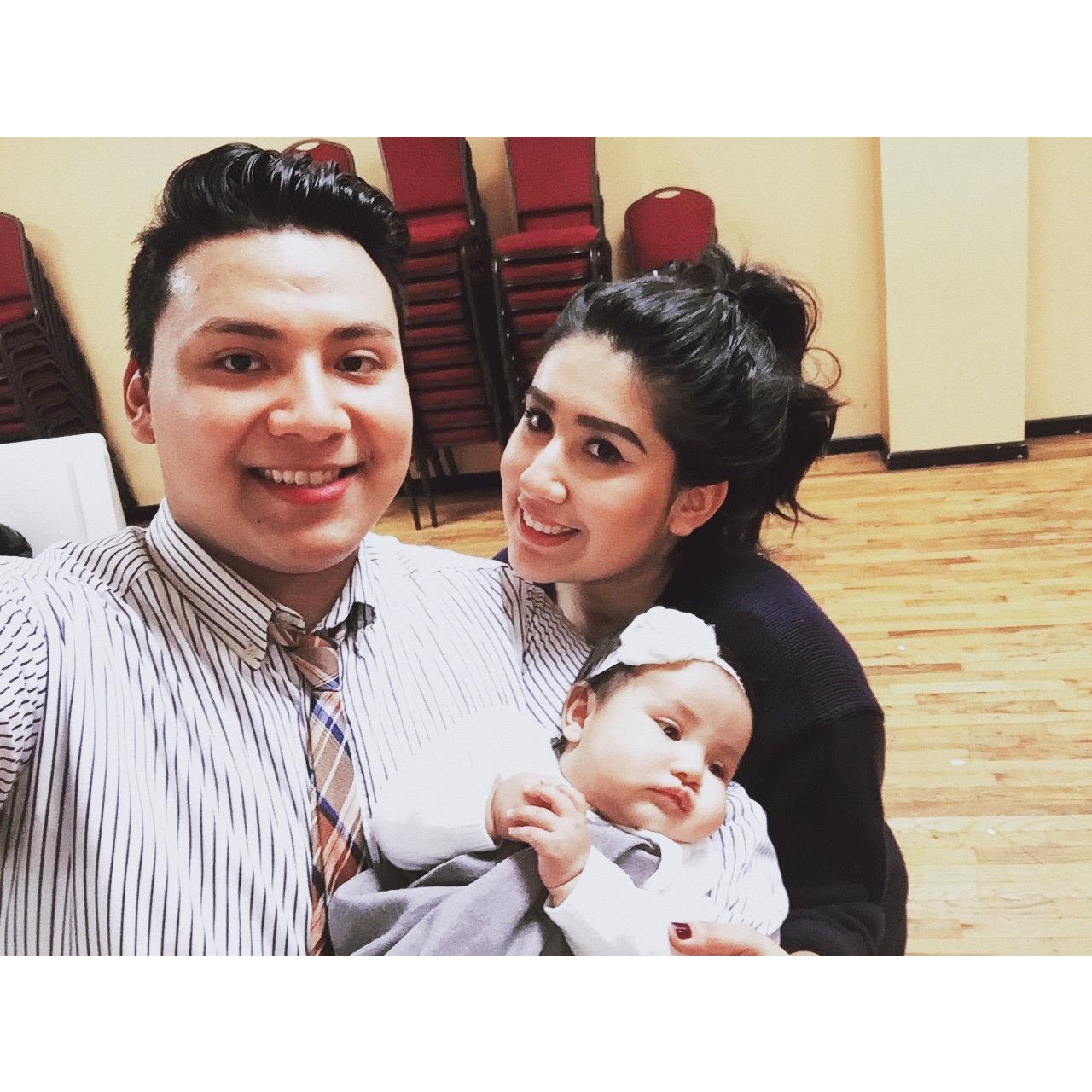 When they celebrated Thanksgiving as well as showed support for Uziel and Jocsan's engagement. (Nov 2017)
