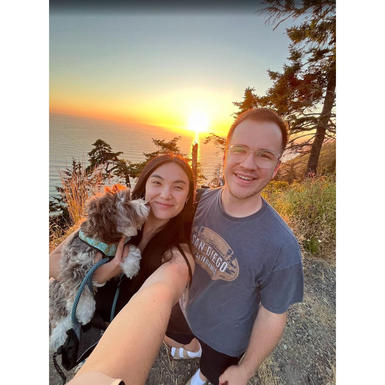 Halfway through the drive from Seattle to San Diego!