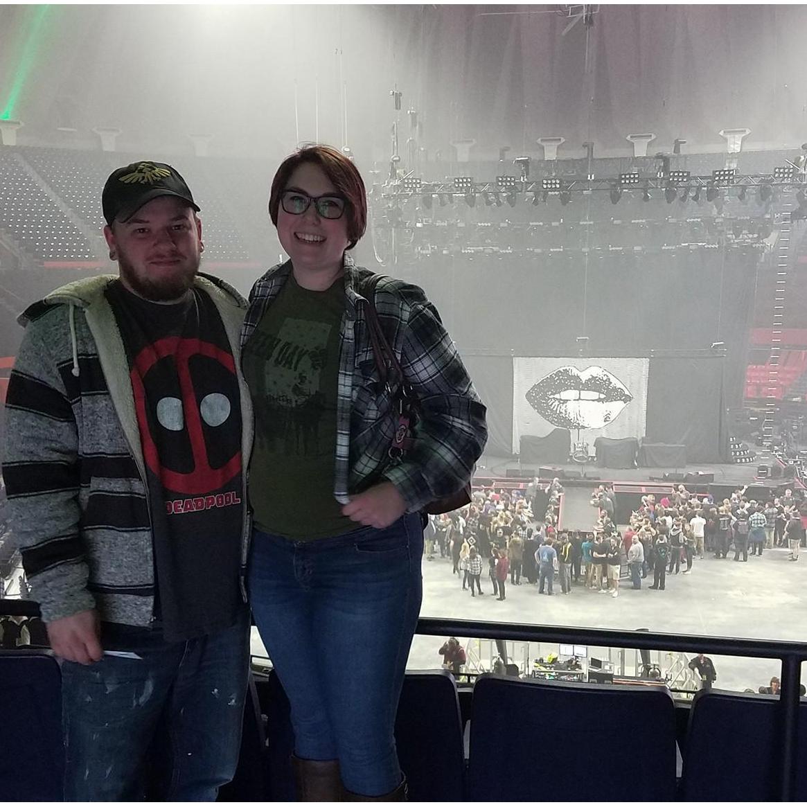 Obligatory stage photo for the Green Day concert in Champaign, Illinois.
