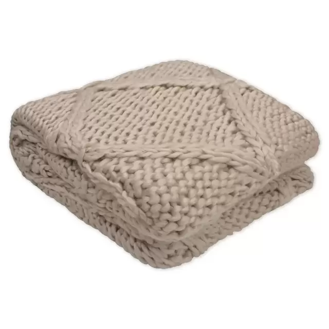 French Connection® Claire Throw Blanket in Linen