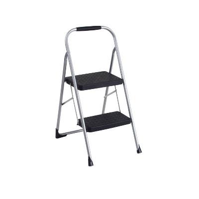 Cosco Two Step Big Step Folding Step Stool with Rubber Hand Grip