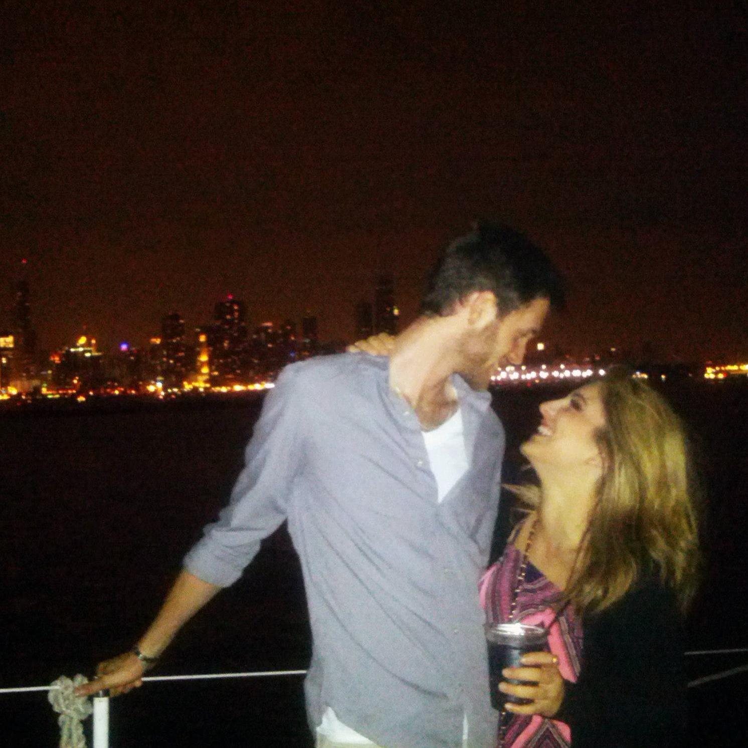 2013: Oliver took me to this boat for the 4th of July where we got to watch the fireworks from Lake Michigan.