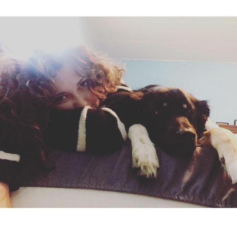 Kelsey and Luis's dog Olive. She is the best pup around!
