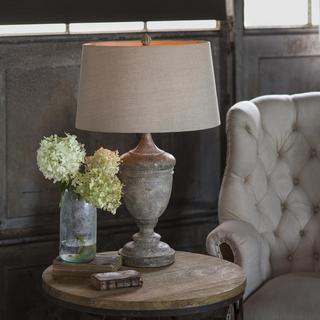 Gesso Vase Table Lamp