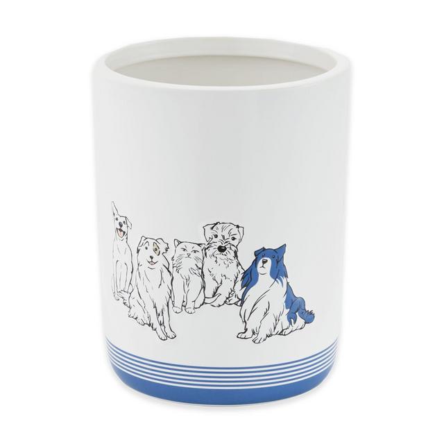 Pet Friends Wastebasket in White