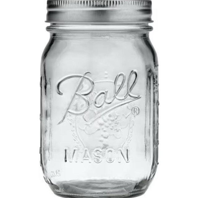 Ball Glass Mason Jar, 16 OZ (Pack of 3)