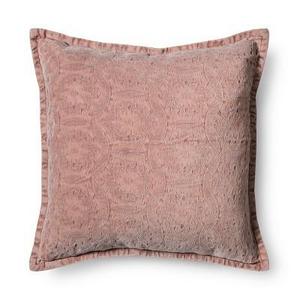 Pink Stonewashed Square Throw Pillow (18"x18") - Threshold™