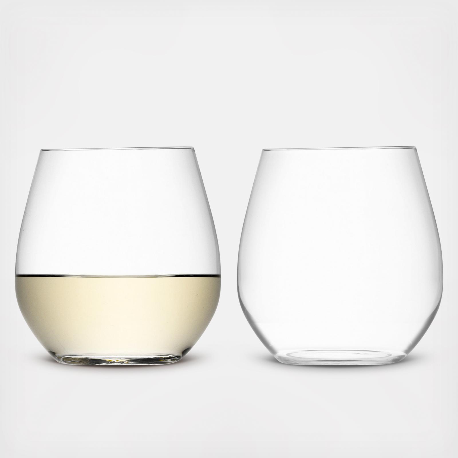 Otis White Wine Glass Set of 12 - LSA INTERNATIONAL