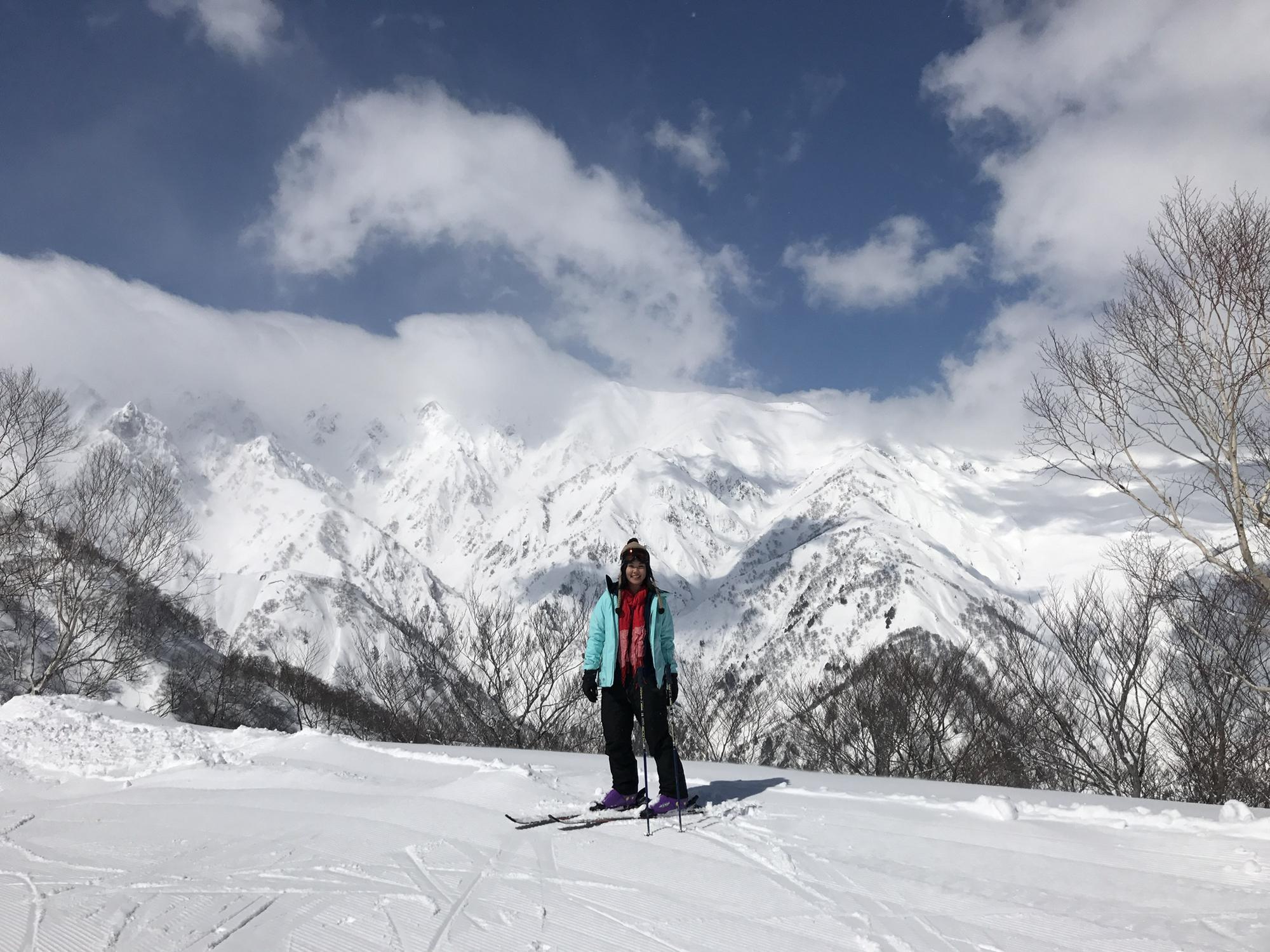 Taking in the view on the slopes of Hakuba, Japan in 2017. A favorite winter pastime. Picture taken by Ben