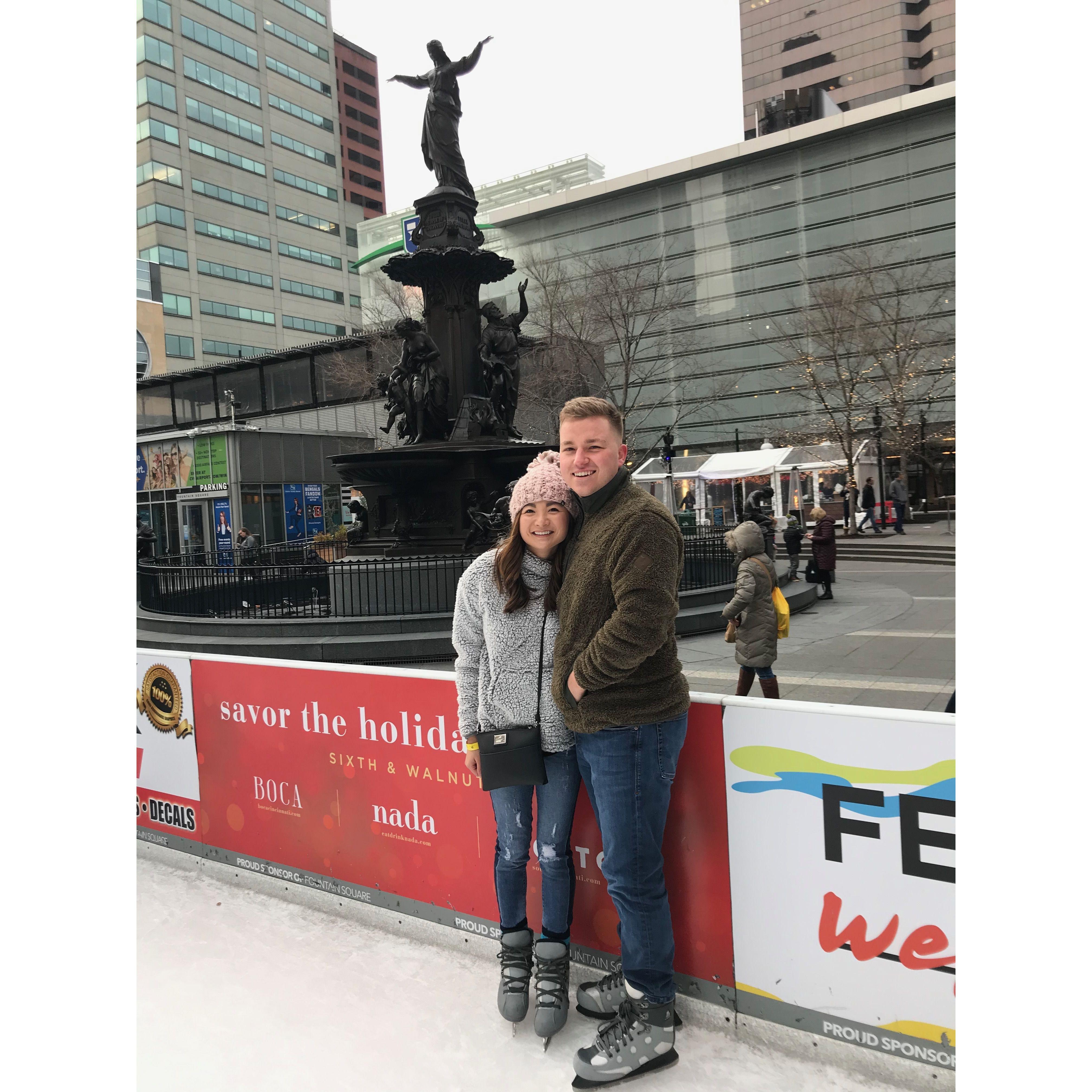 Fountain Square Ice Skating, December 2019