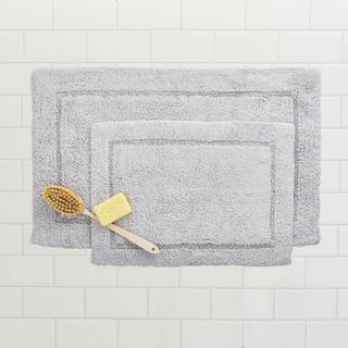 Cotton 2-Piece Non-Slip Bath Mat Set