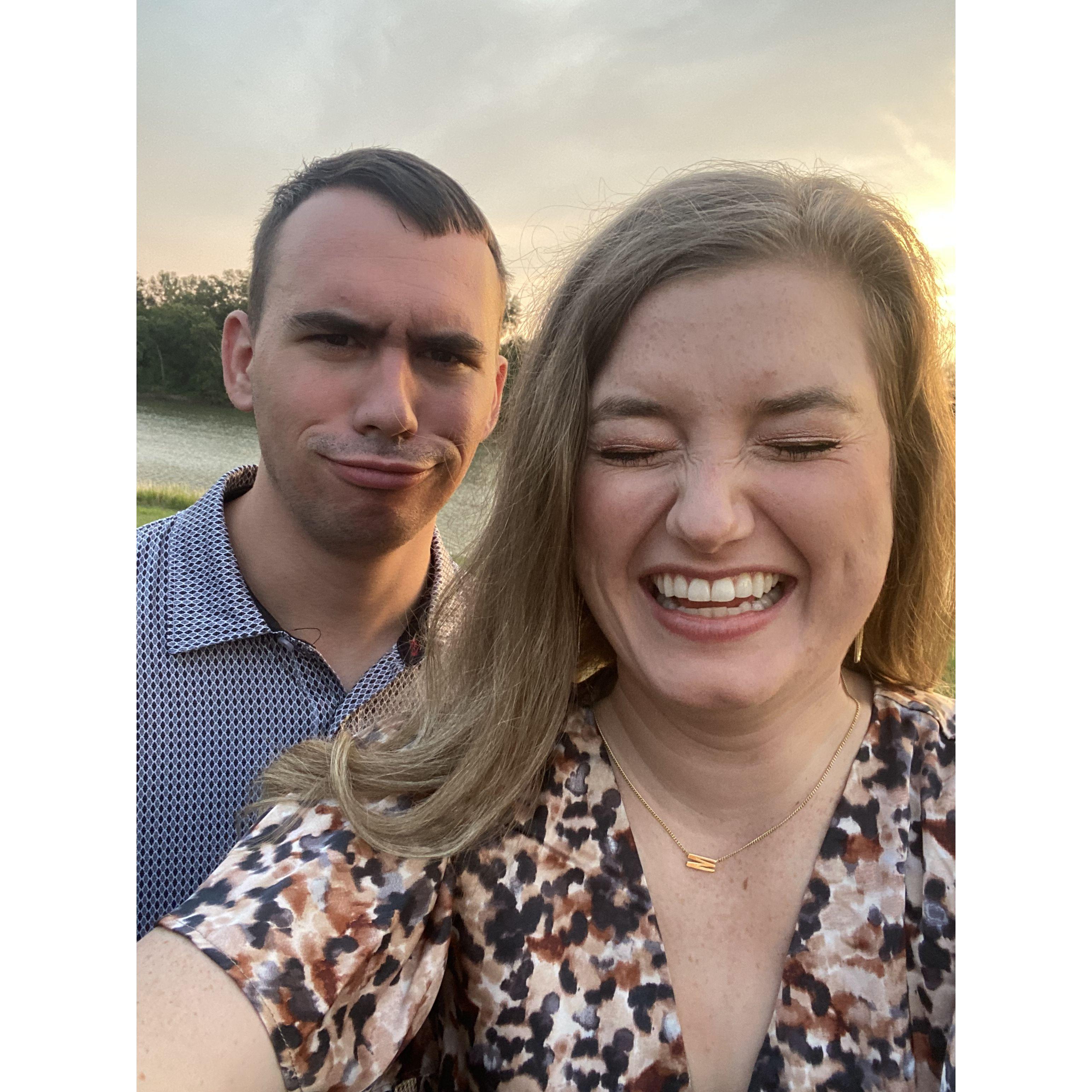 Laughter is never lacking between us two!