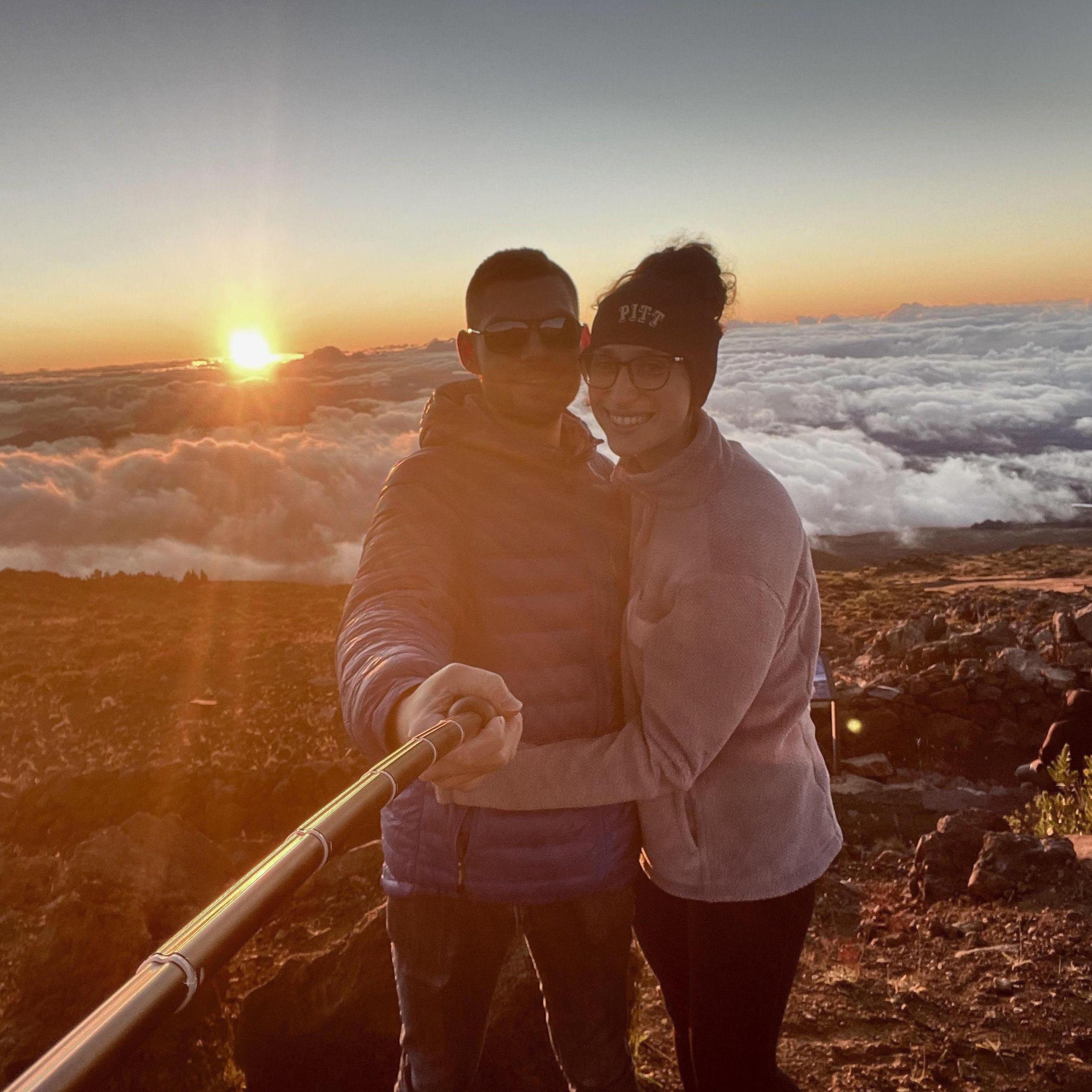 Sunset on top of Haleakala in Maui, Hawaii (2021)