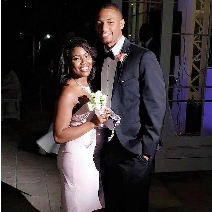 2017: Diamond caught the bouquet at Paul & Ashley's Wedding