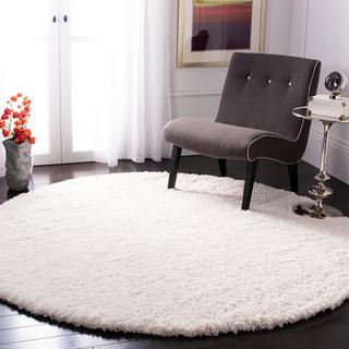 Fontana Shag Kimberlie Solid Round Area Rug