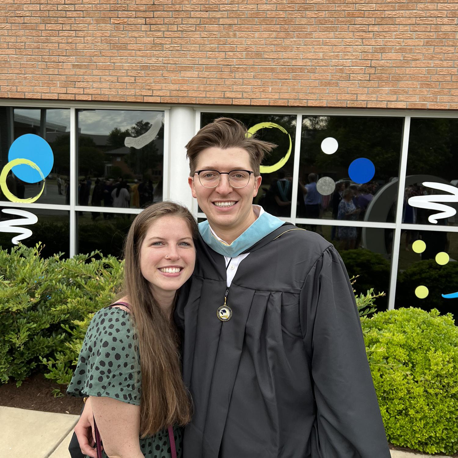 I finished my master's in May 2023 and Anna gets her master's in May 2024!