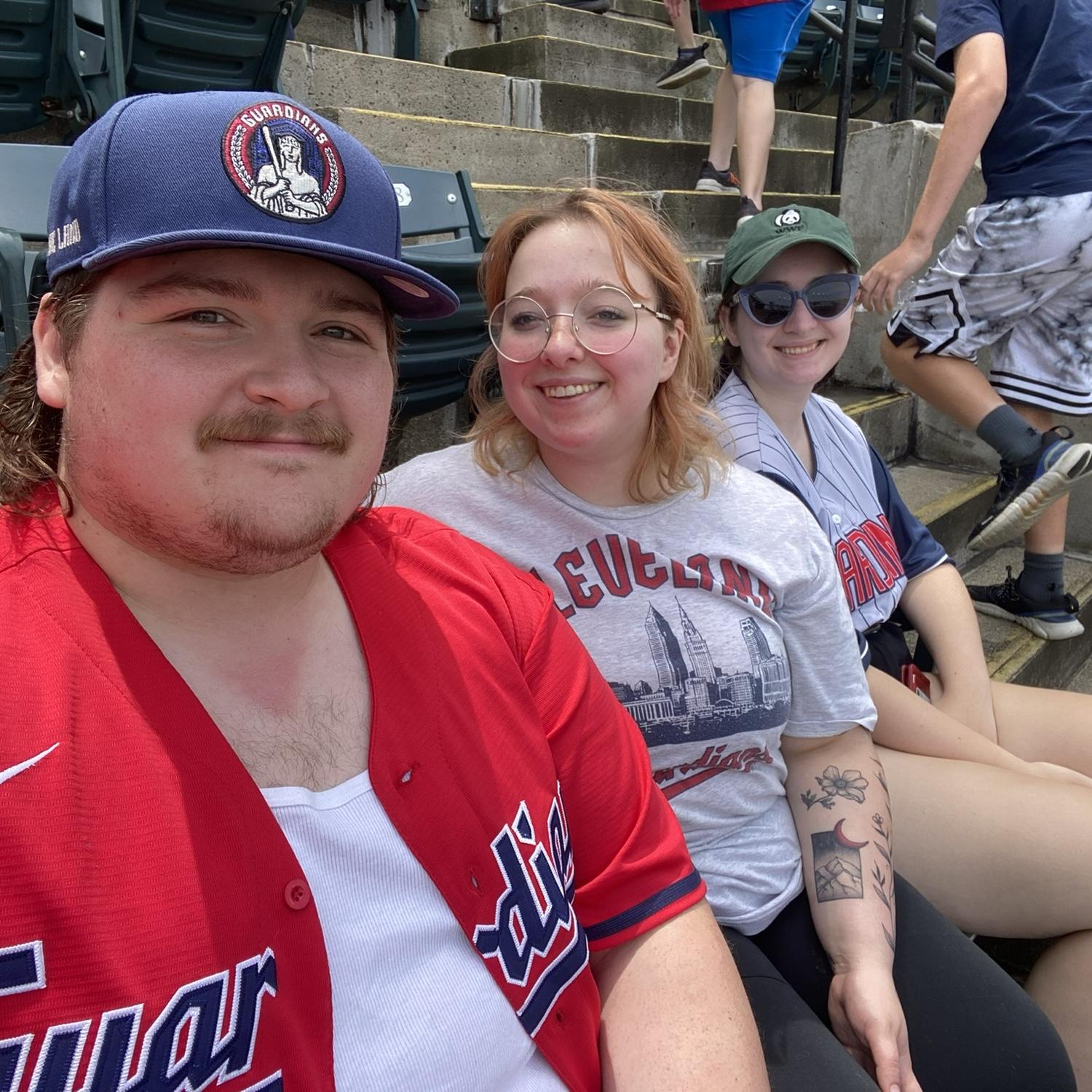 Go Guards! (I got gnarly sunburn that day)