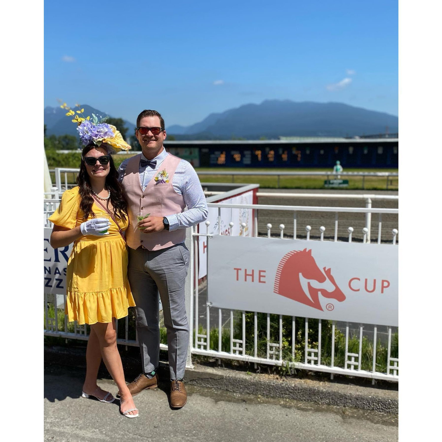 Getting fancy at "The Cup"