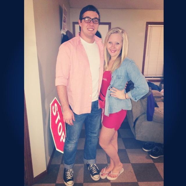Opposites attract Chi Omega date party - Squints & Wendy from Sandlot - March 2014