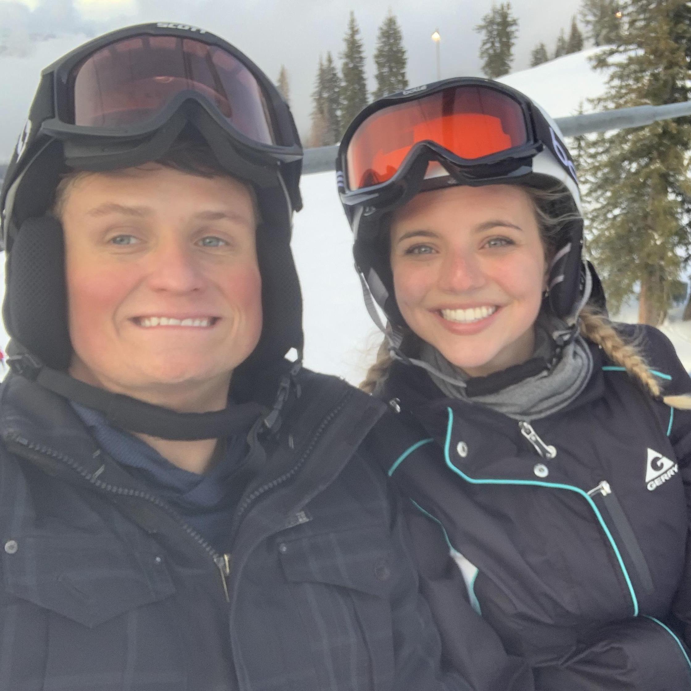 We both share a love for skiing.
