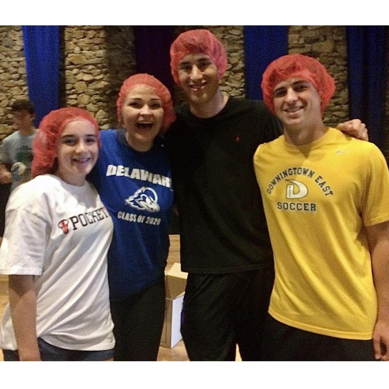 2016 - had to revive the hairnet photo from the ~ just friends ~ days.