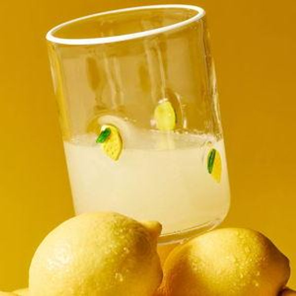 Lemon Icon Juice Glass