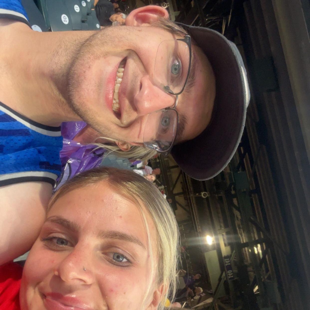 When we went on a trip to Colorado with Gunners Family to watch lots of baseball!