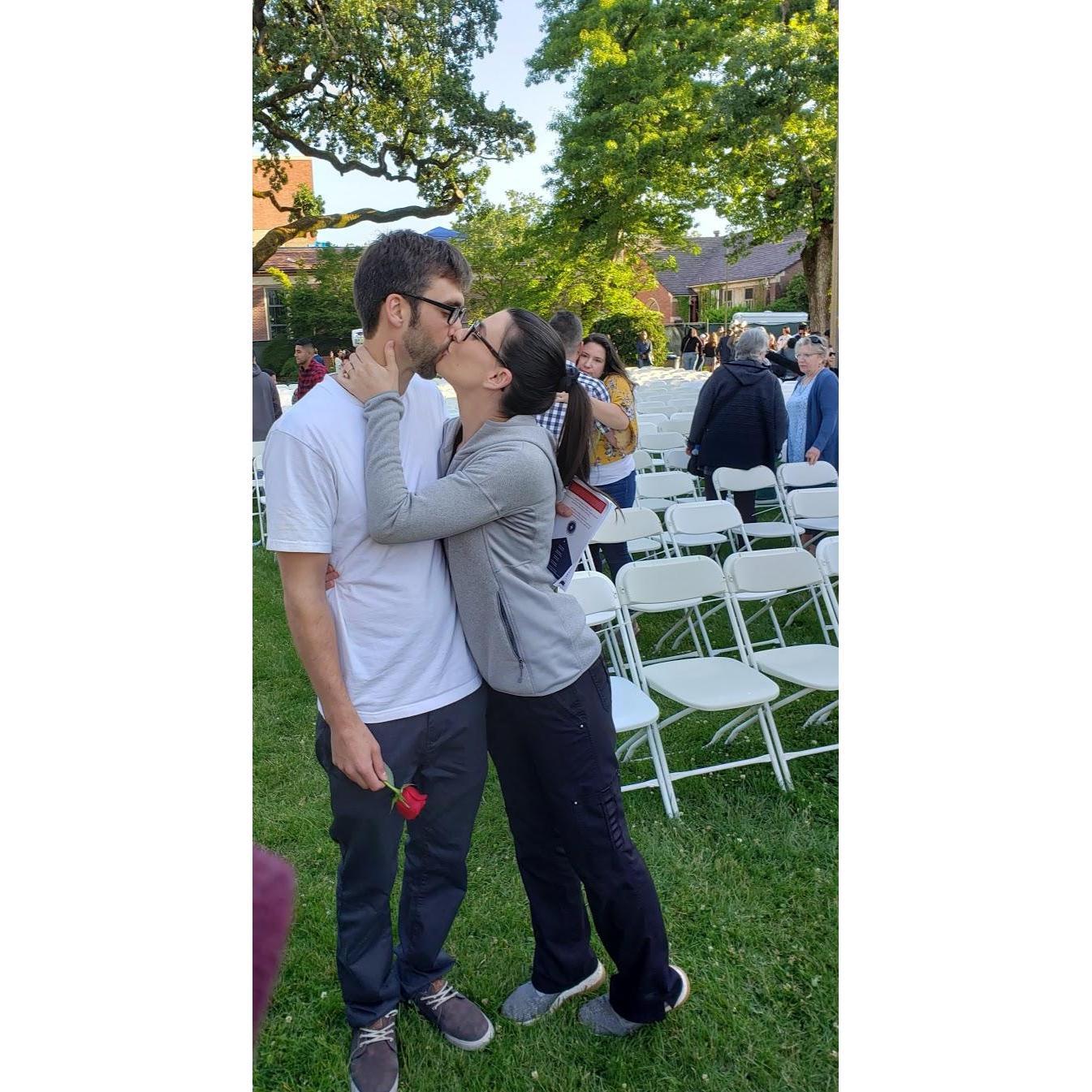 Lindsey's graduation - May 2019