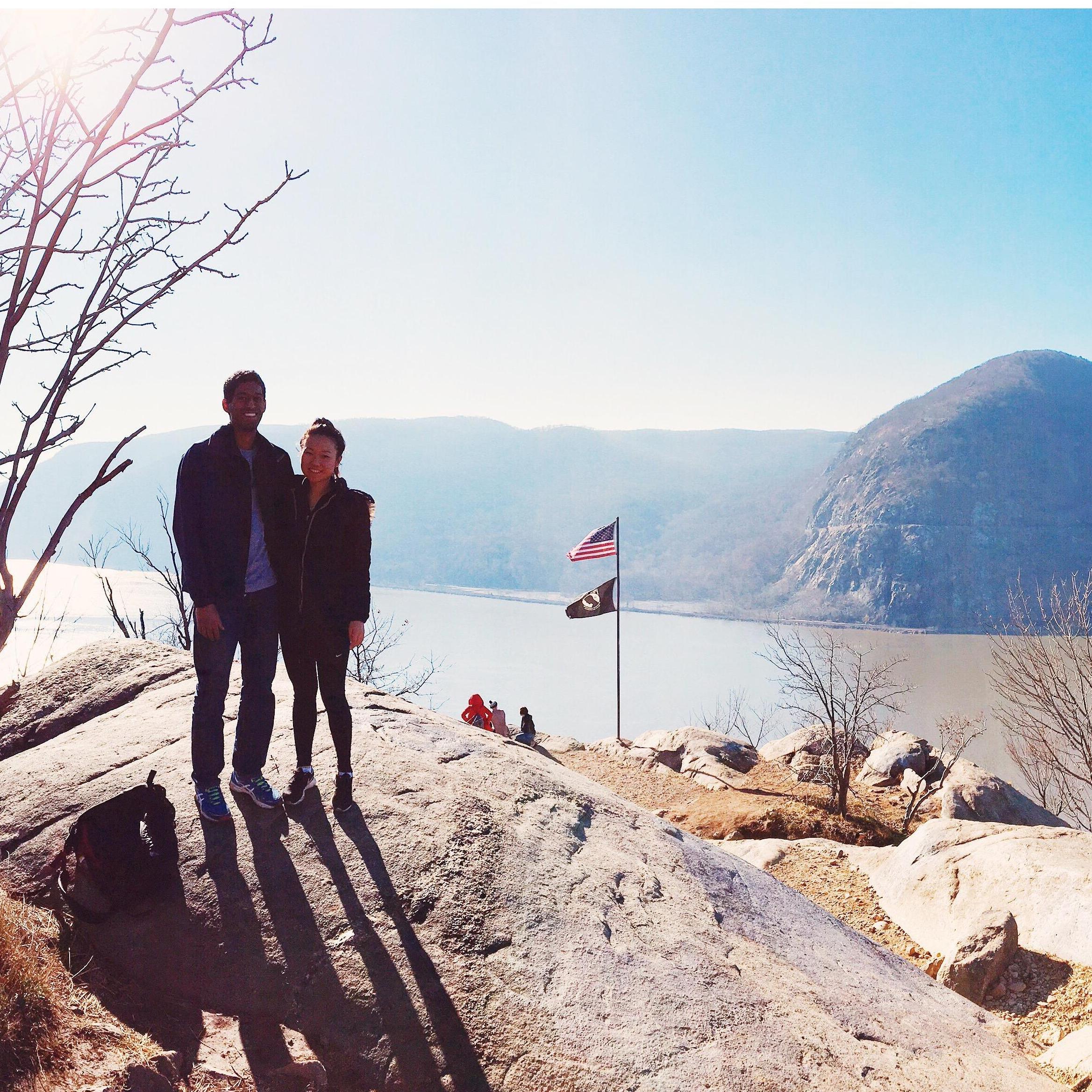 The first of many hikes