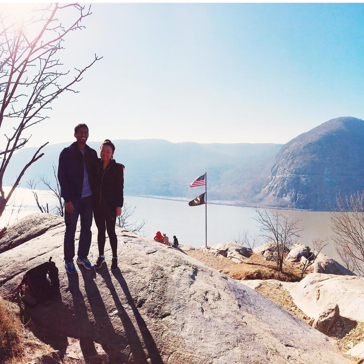 The first of many hikes
