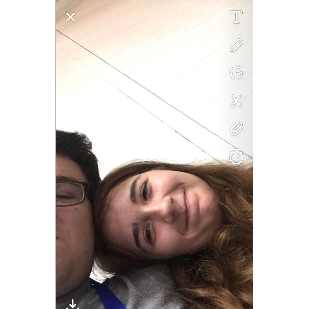 Our first photo ever together! November 17, 2017