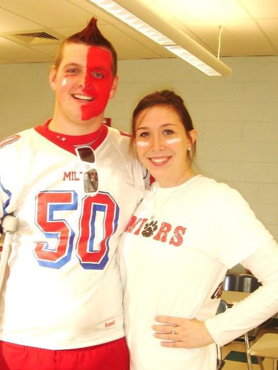 Pep Rally at Milton High School in Señora Queally’s class.