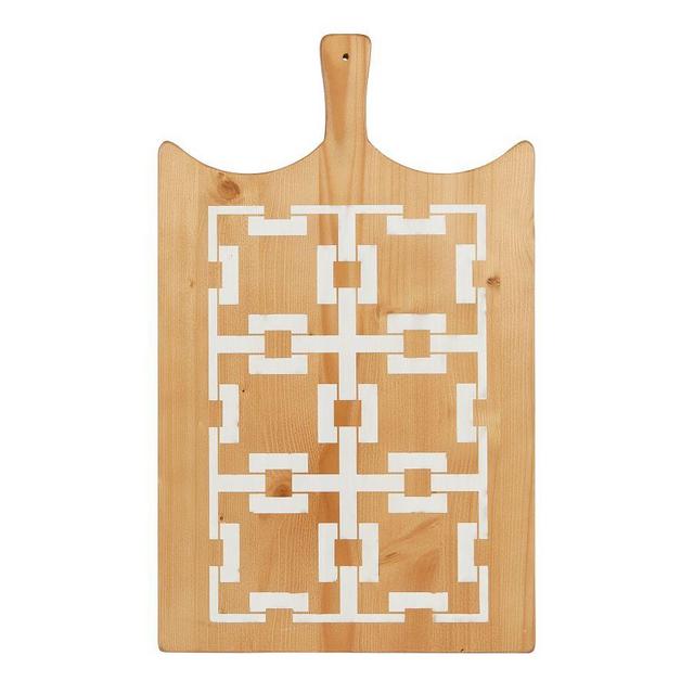 COCOCOZY x etúHOME Reclaimed Wood Square Link Serving Board - Large